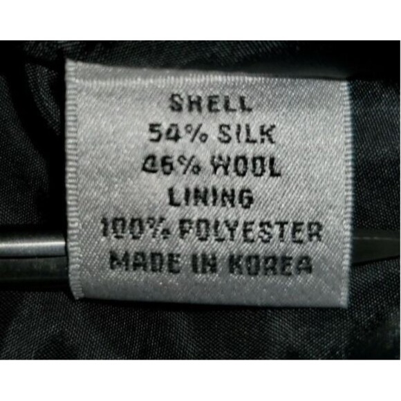 Cropped Zebra Print Silk Wool Zip Front Blazer Jacket Talbots 6 - Picture 6 of 16